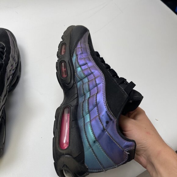Nike Air Max 95 Black Premium Throwback 2019 538416-021 Shoes Men Size 9.5 READ - Picture 9 of 16